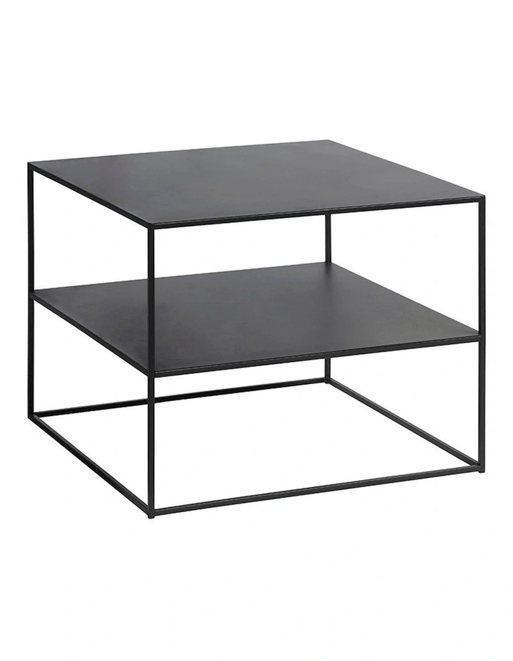 Pebble Coffee Table 65x65cm Black