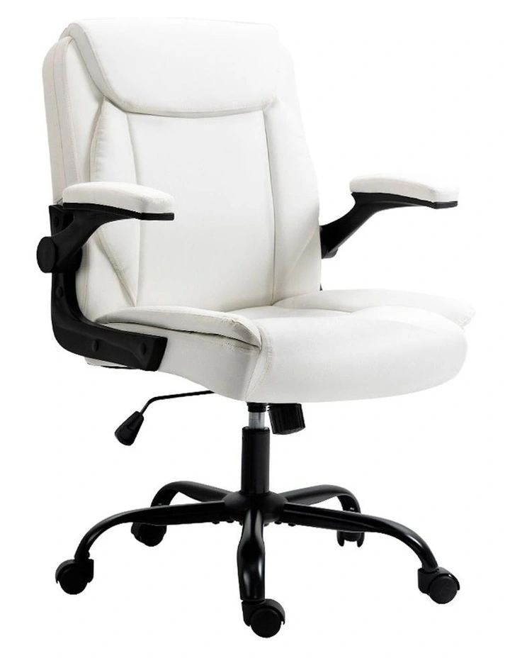 Mid Back Executive Office Chair in White
