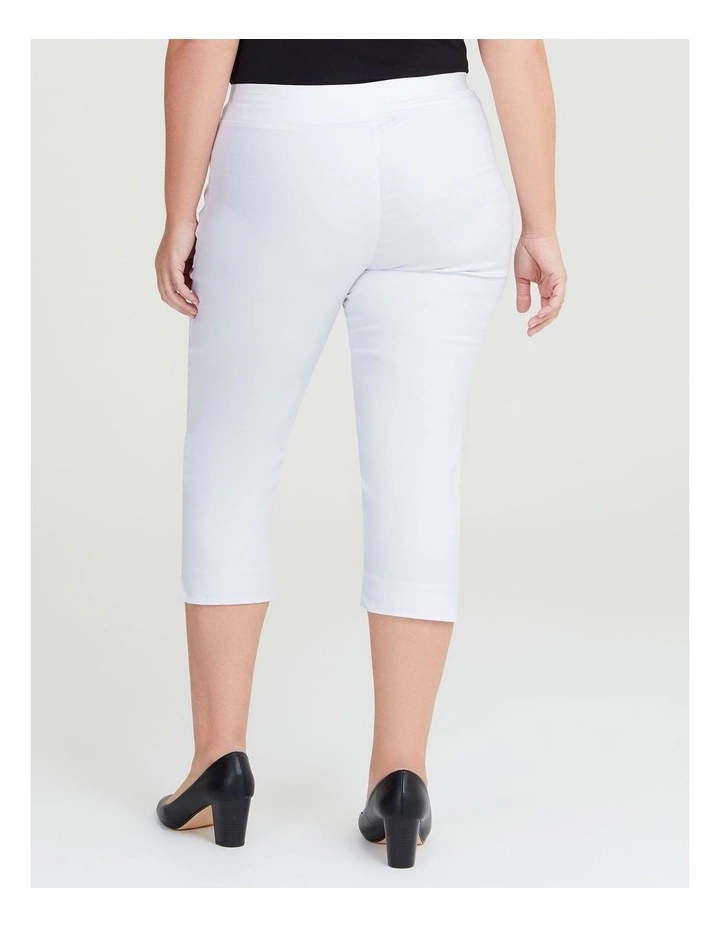 Editorial Crop Pant in White