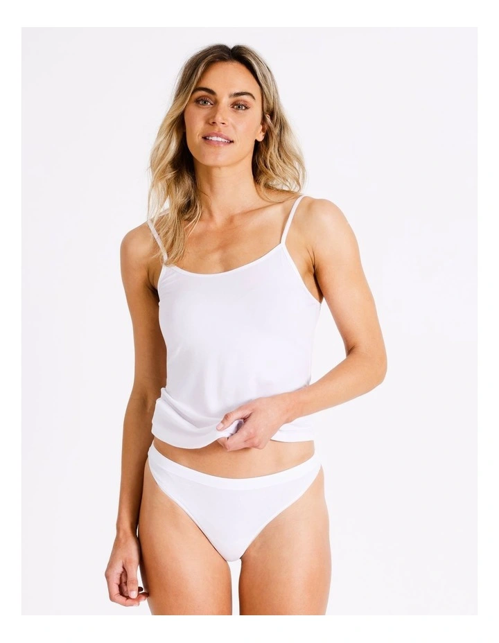Organic Cotton G-String in White