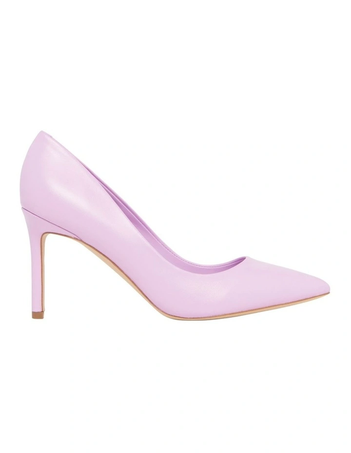 Ezra Pump High Heel Shoe In Lilac Purple