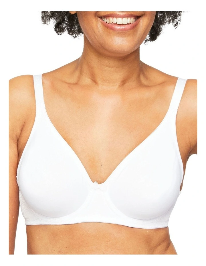 Sweater Girl Underwire Bra in White