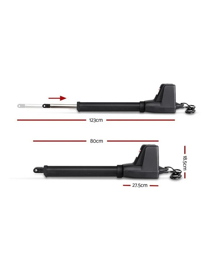Swing Gate Opener Double 1000Kg in Black