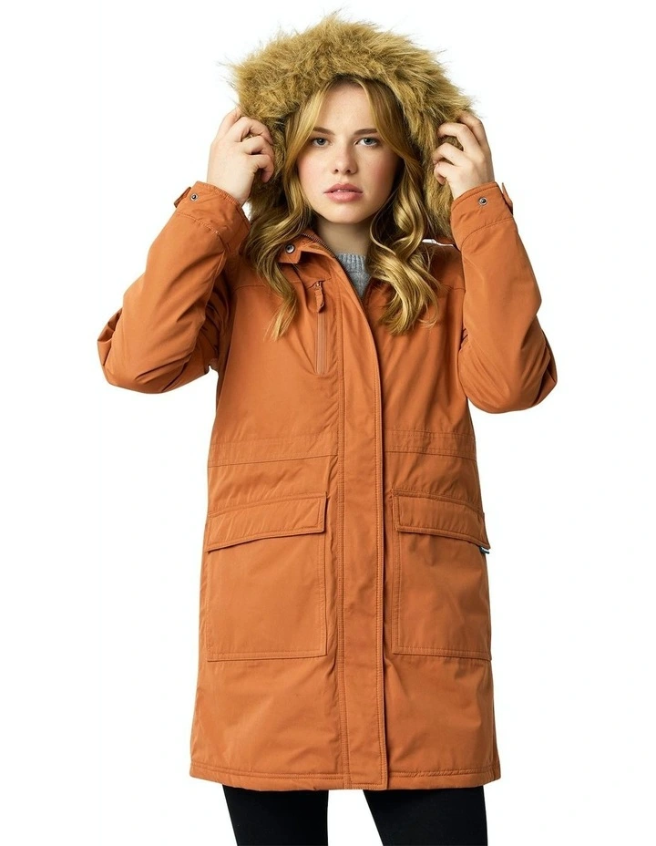 Lyra Waterproof Parka in Copper