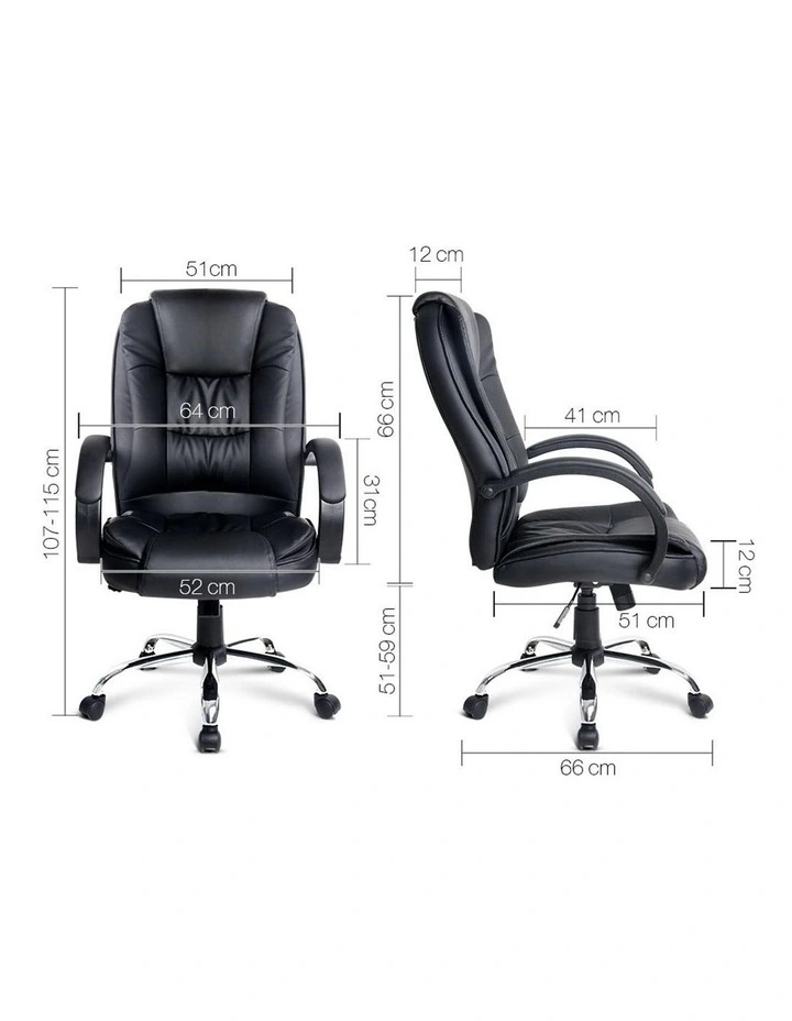 Executive PU Leather Office Desk Computer Chair