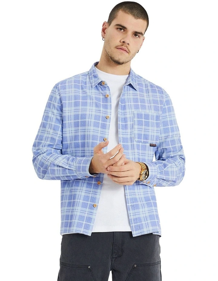 Casual Long Sleeve Shirt in Lolite Check