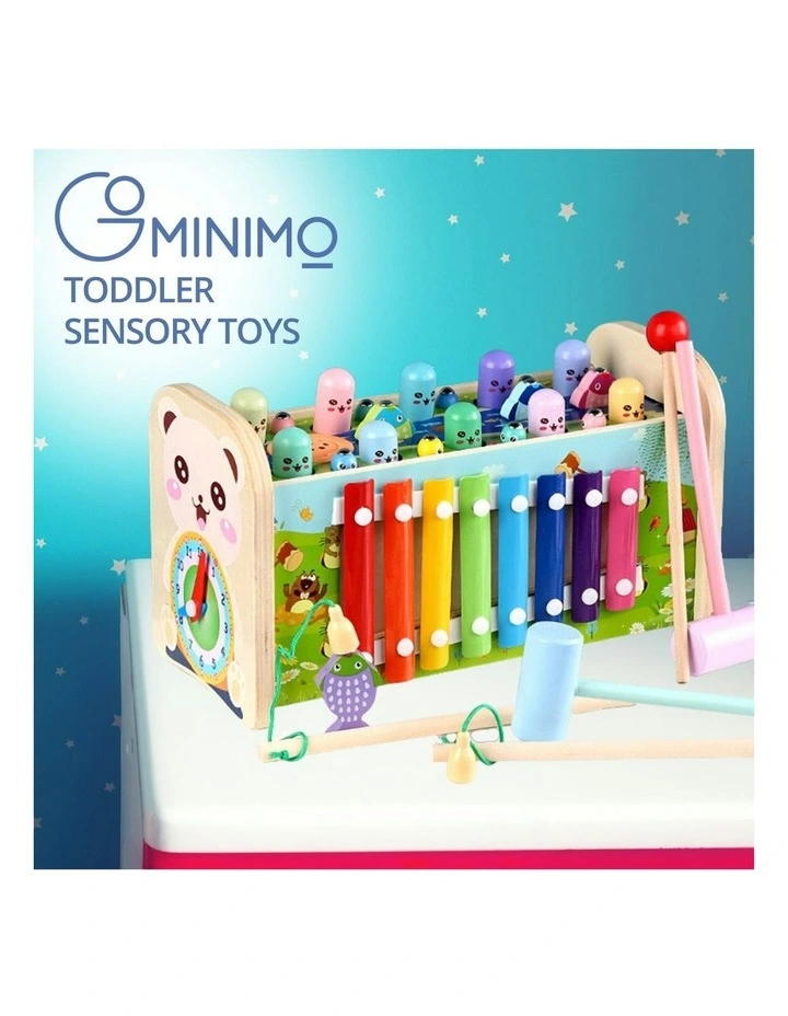Toddler Sensory Toys with Hammering Pounding and Fishing