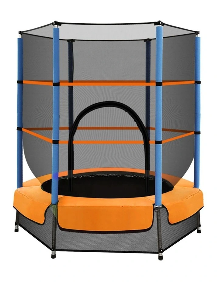 Mini Trampoline Round Safety Net 4.5ft in Multi