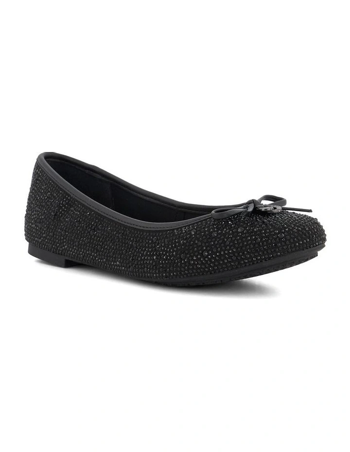 Hallo Ballet Flat in Black