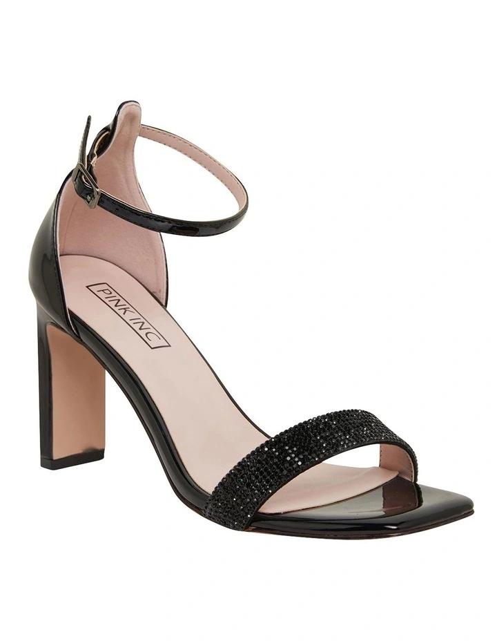 Hope Black Patent Sandals
