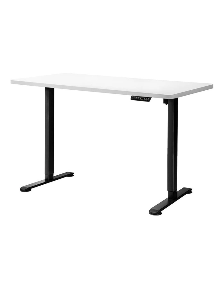Motorised Height Adjustable Standing Desk 140cm in White