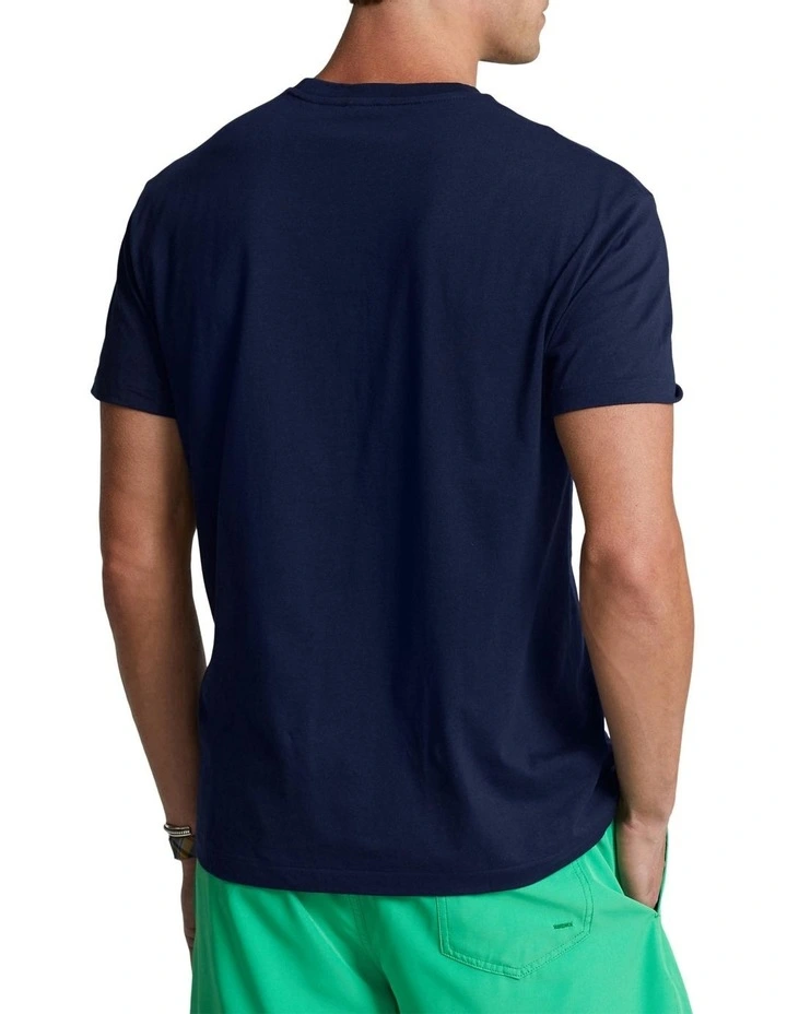Classic Fit Big Pony Jersey T-Shirt in Navy