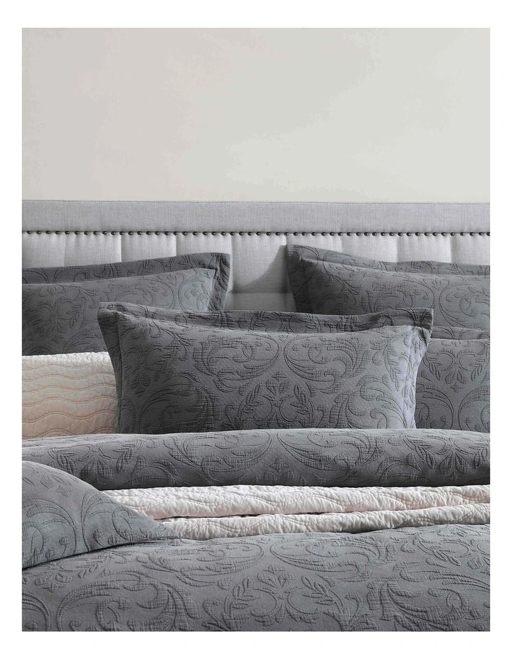 Marbella Cushion in Charcoal