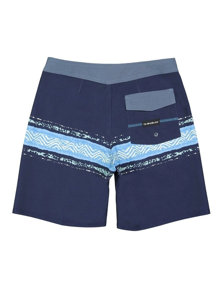 Surfsilk Mesa Stripe Board Shorts 16 Inch in Naval Accademy
