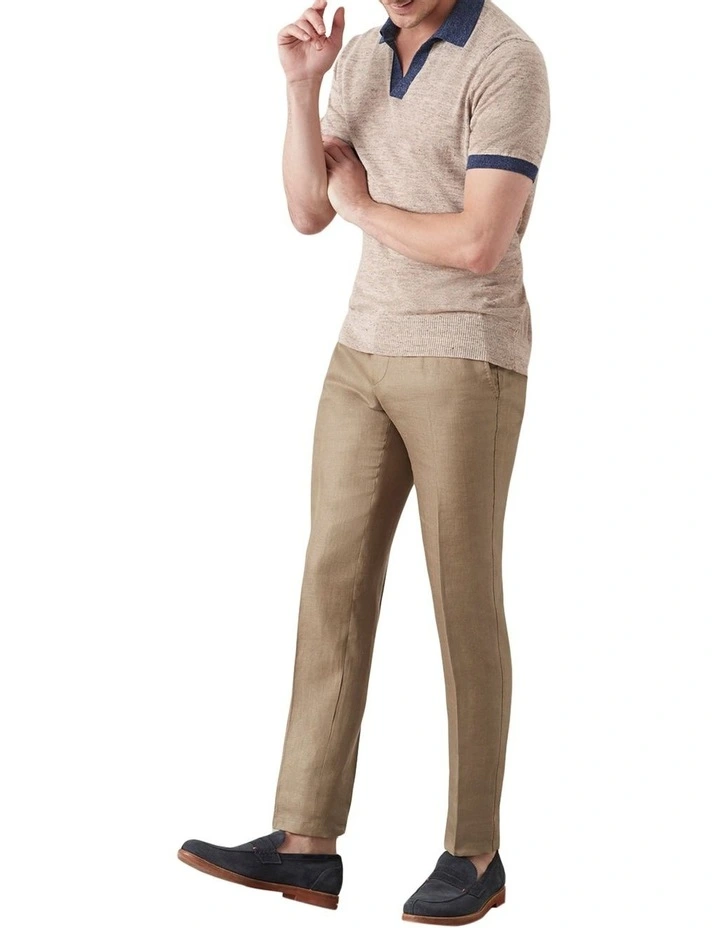 Sandino Linen Trouser in Natural