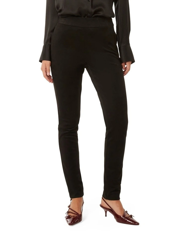 Susan Vegan Suede Leggings in Black