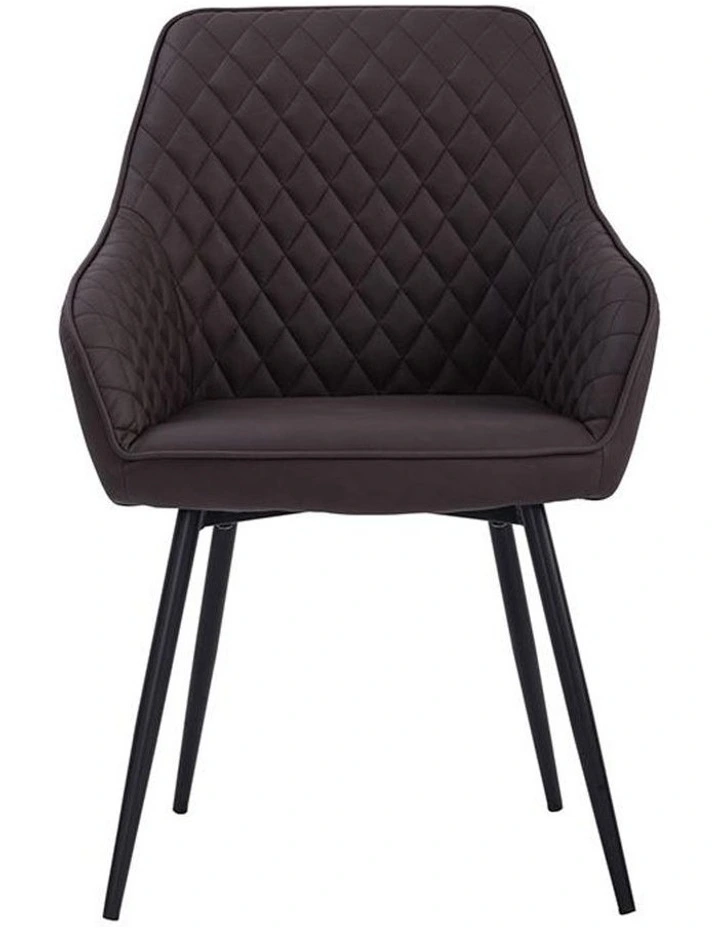 Hakon Dining Chair Brown & Black