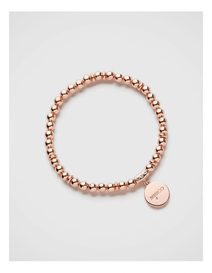 Ingot Bracelet in Rose Gold