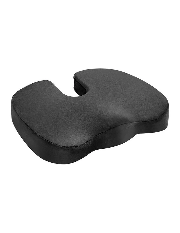 Memory Foam Seat Cushion in Black
