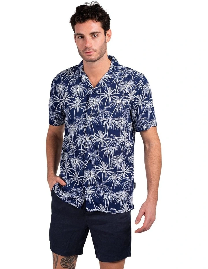 Palm Springs Bamboo Shirt in Blue