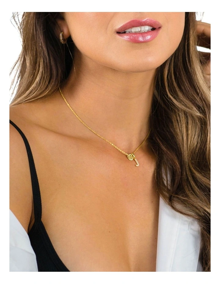 Georgini Luxury Letters Initial 'J' Pendant in Gold