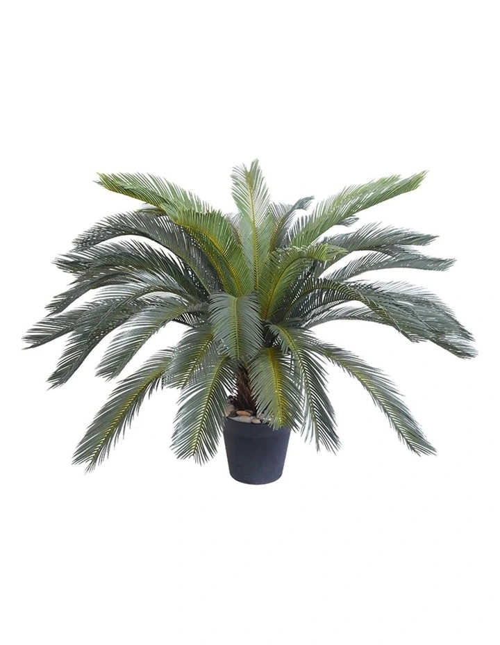 Artificial Indoor Cycas Revoluta Palm Fake Decoration Tree Pot Plant 155cm in Green