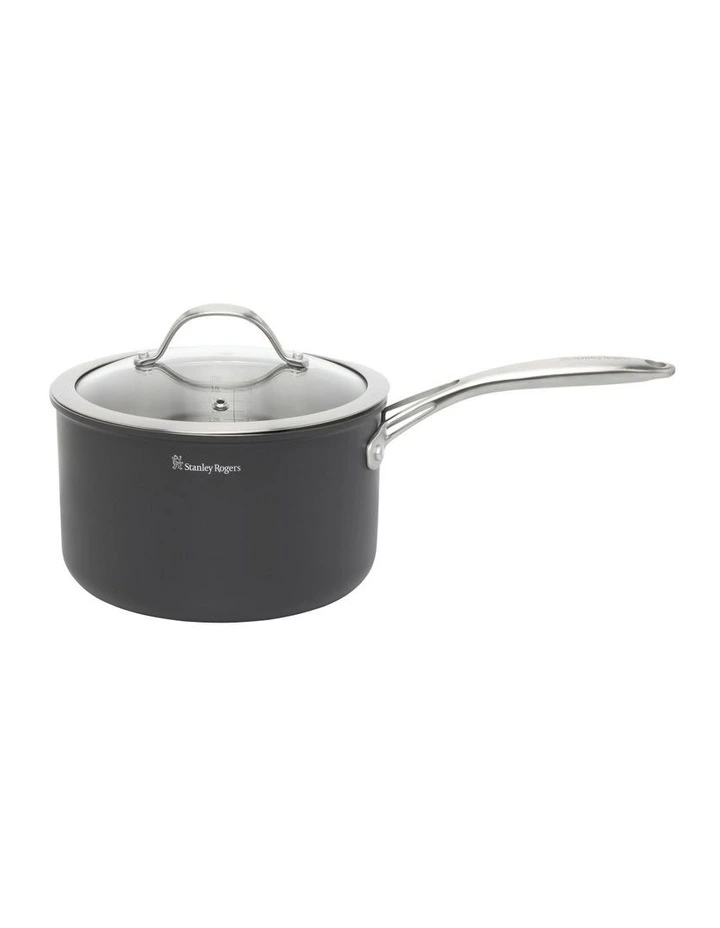 Bi-Ply Professional Saucepan 20cm/3.0L in Black