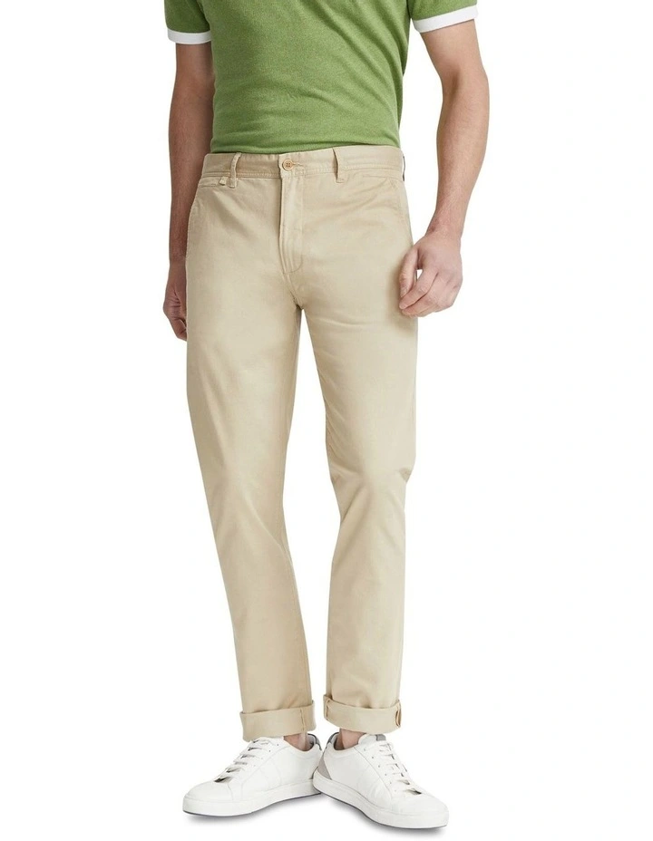 Danny Casual Organic Cotton Chino in Beige