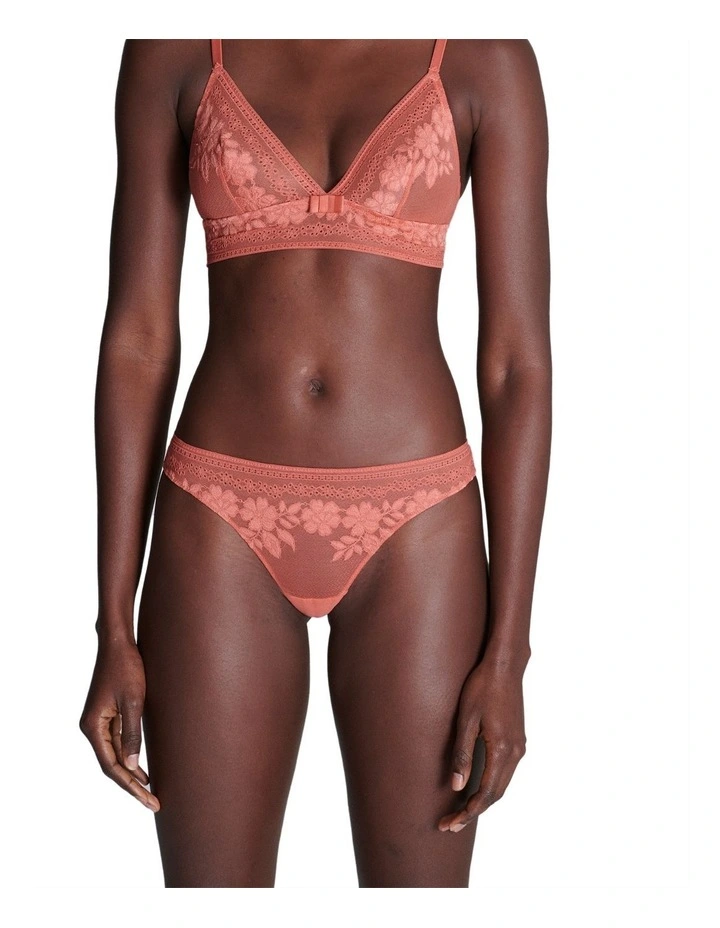 Heloise Thong in Dusty Pink