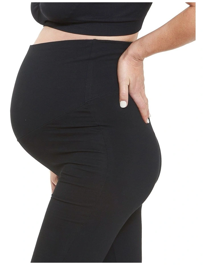 Organic Over Bump Legging in Black