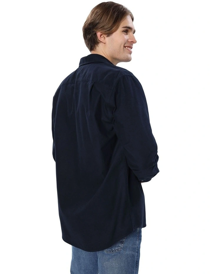 Everyday Oxford Button-Up Shirt in Navy