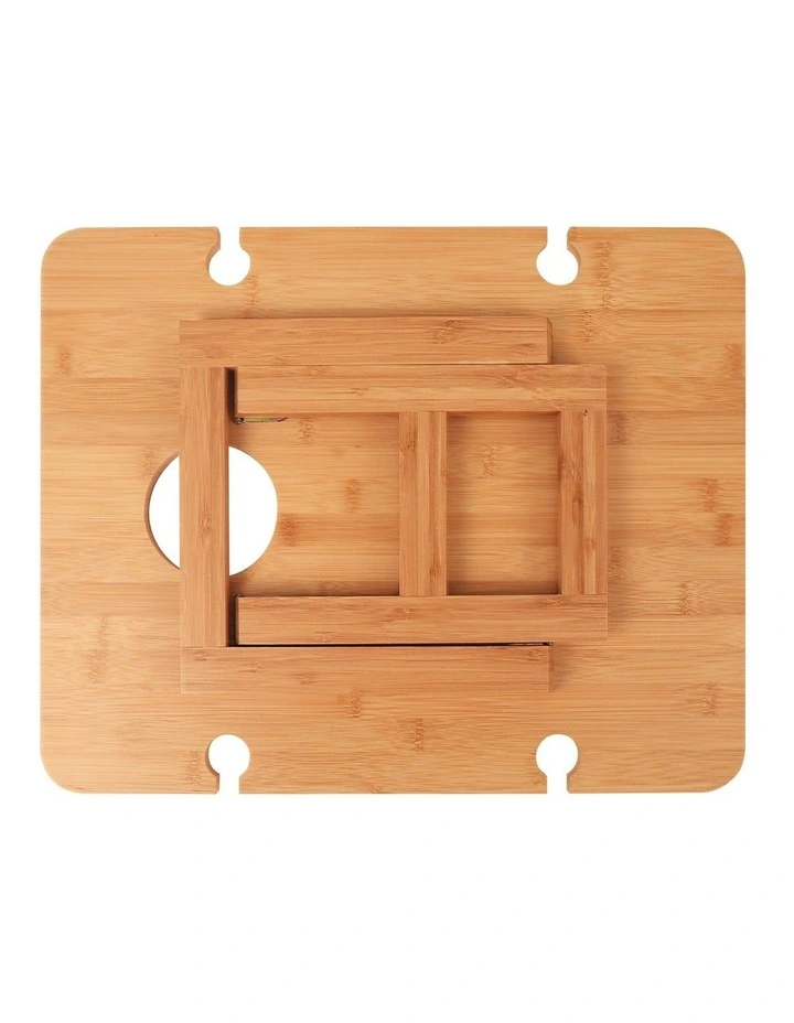 Bamboo Folding Picnic Table Wine And Snack Table
