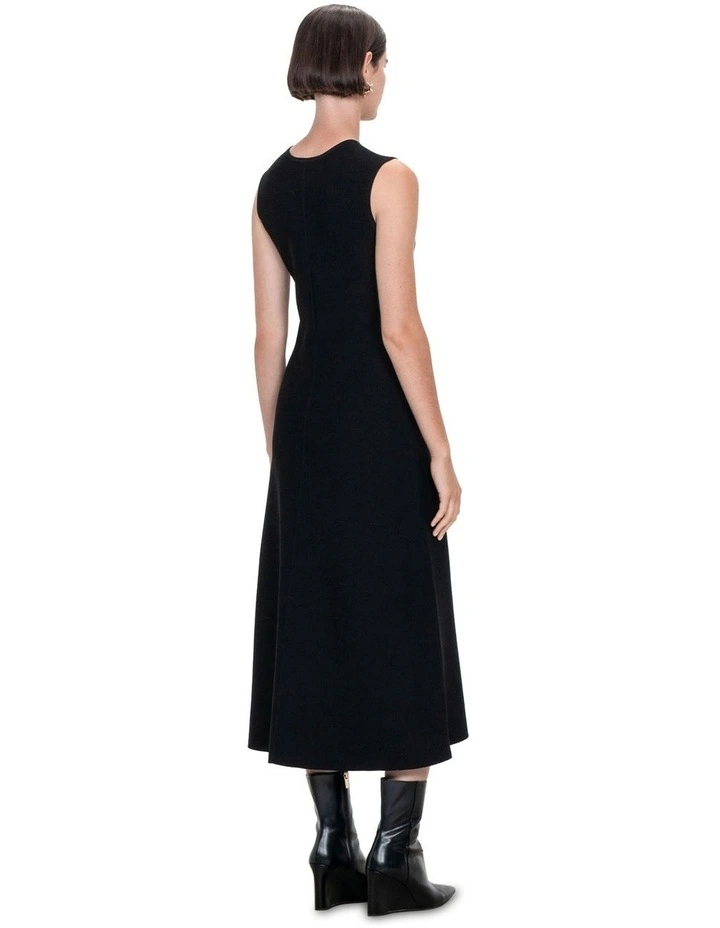 Milano Midi Dress in Black