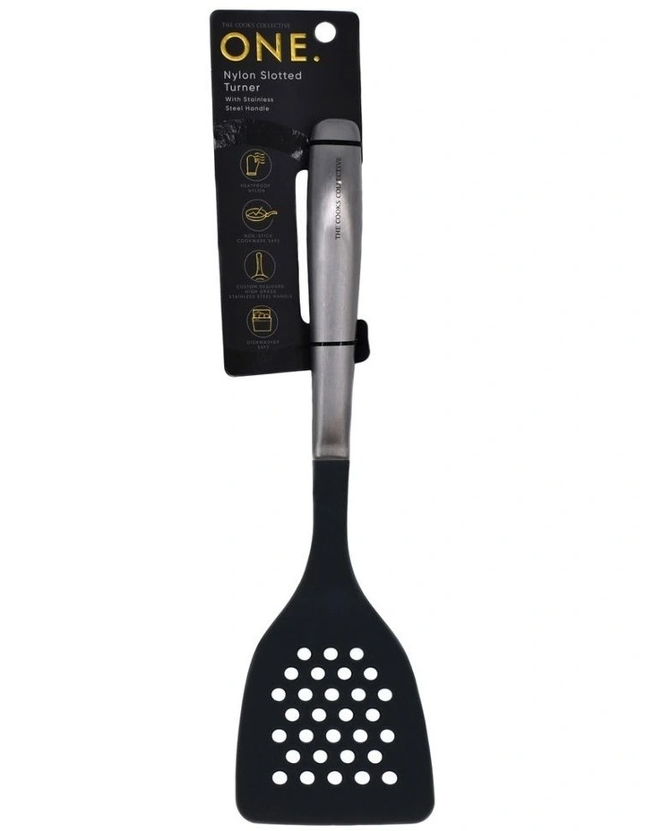 Nylon Slotted Turner in Black