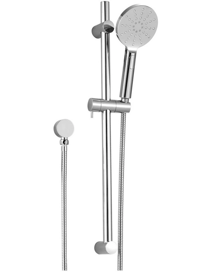 Wall Holder High Pressure Handheld Shower Head 4.7 in Silver