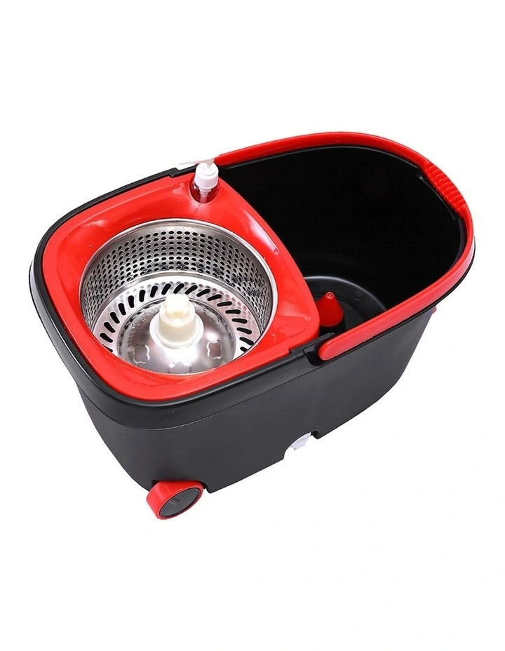 Spin Mop Bucket Set in Black