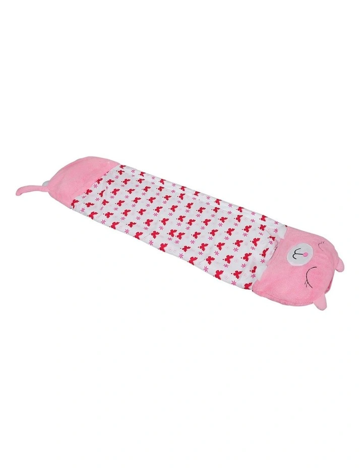 Sleeping Bag Child Pillow Stuffed Toy Gift Cat L in Pink