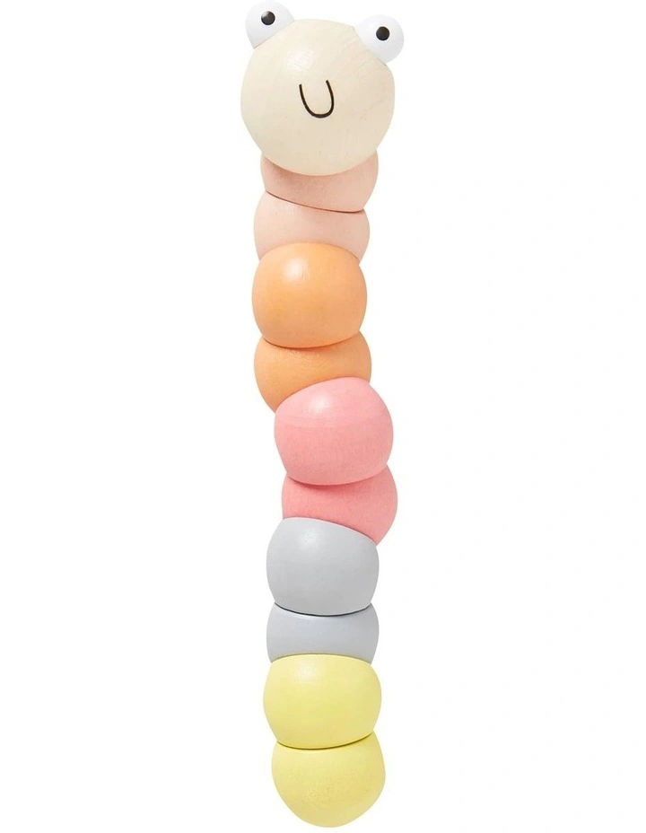 Pastel Multi Coloured Worm