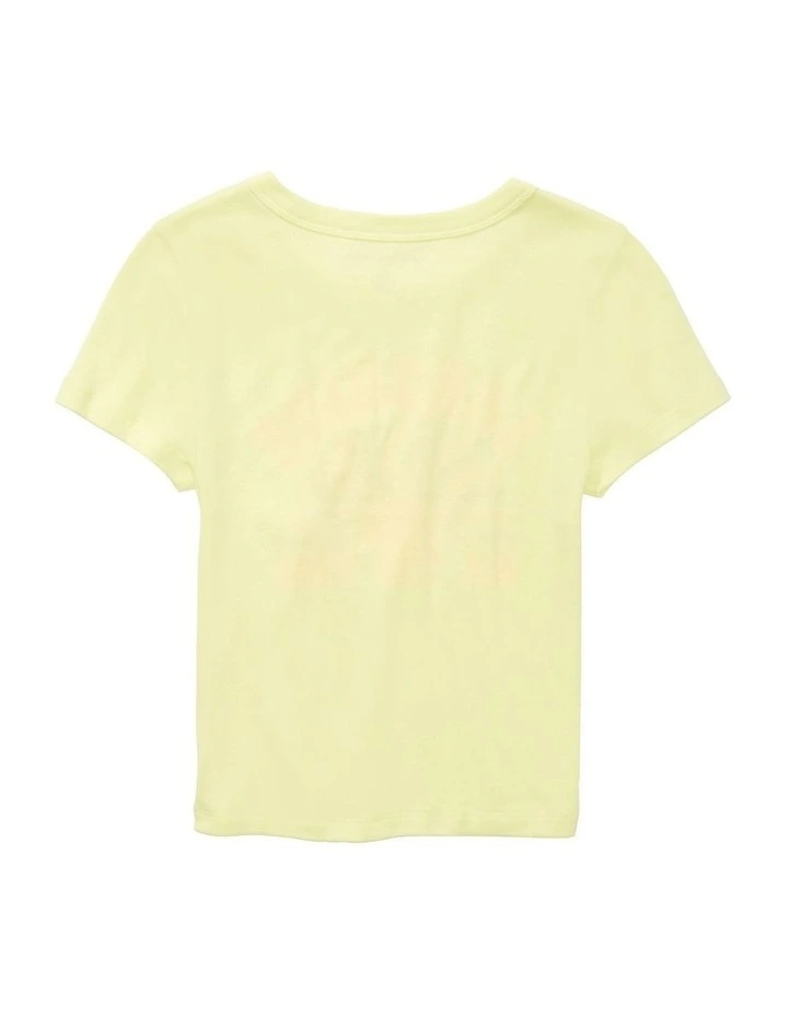 Hey Baby Tee in Pineapple