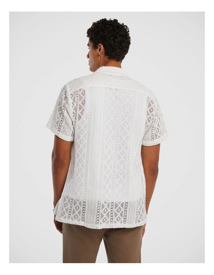 Nereda Crochet Shirt in White