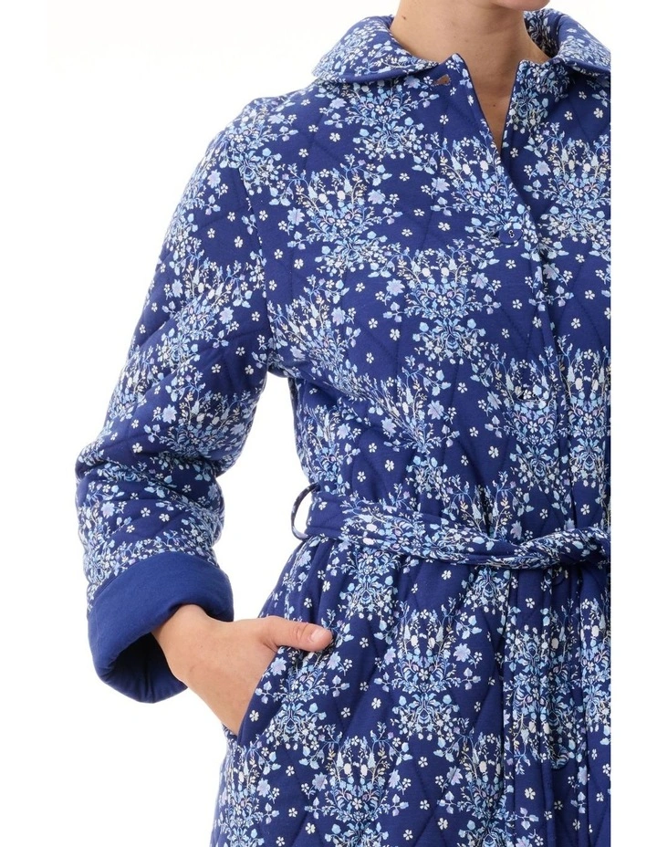 Mid Length Quilt Gown in Multi