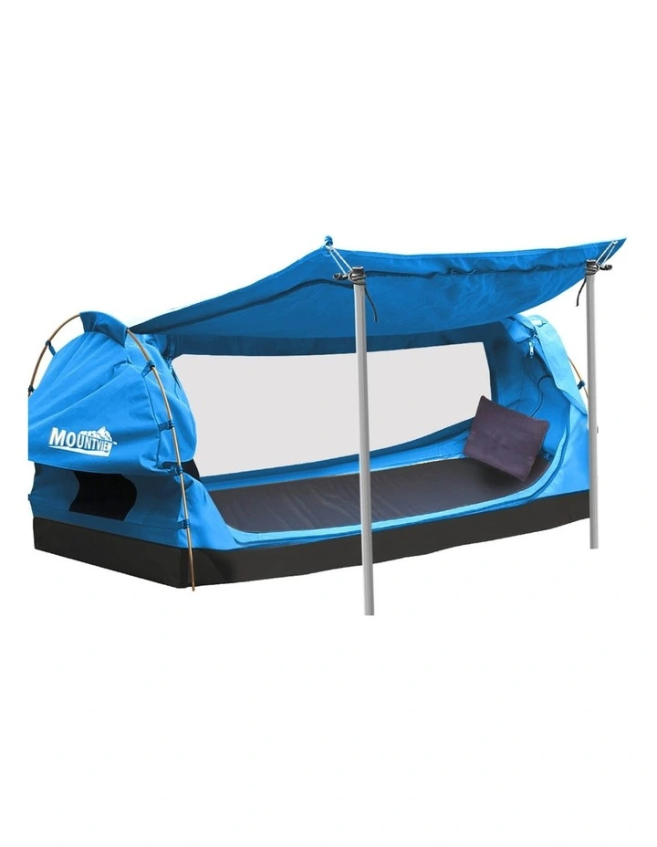 Canvas Double Camping Swag in Navy
