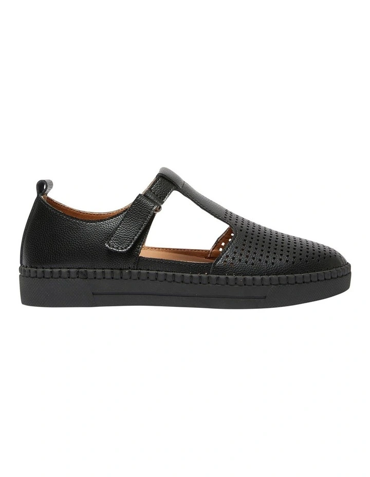 Ricky Leather Sneakers in Black
