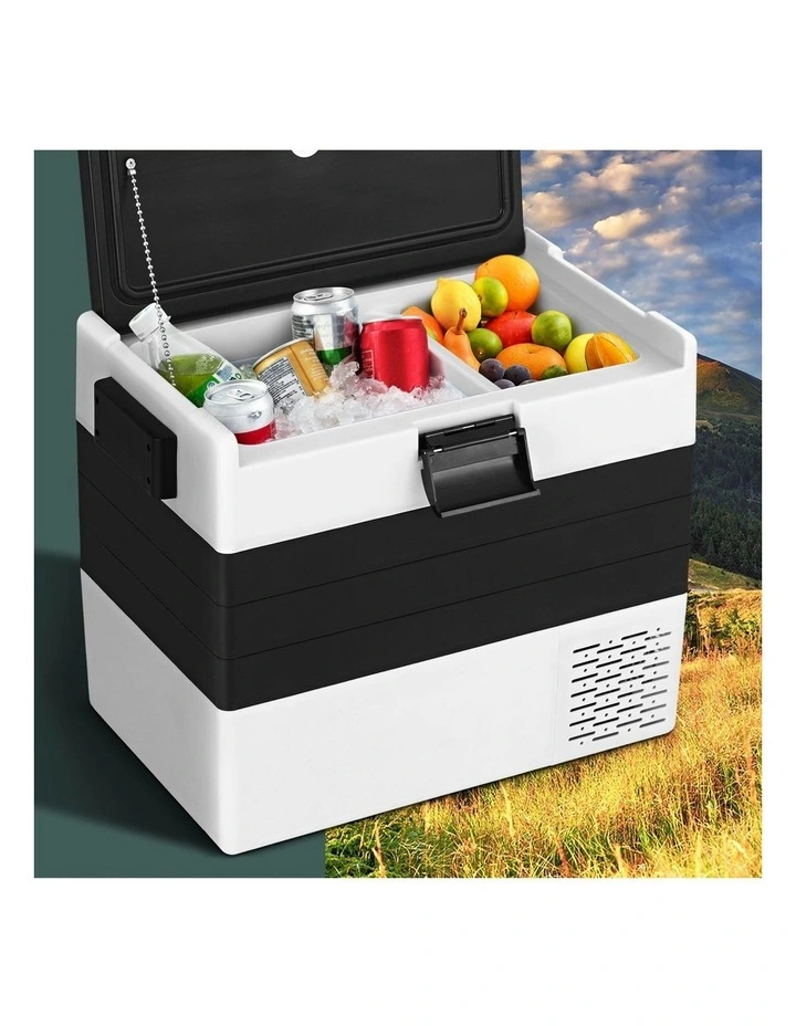 Portable Fridge Freezer Camping Cooler 45L in Black