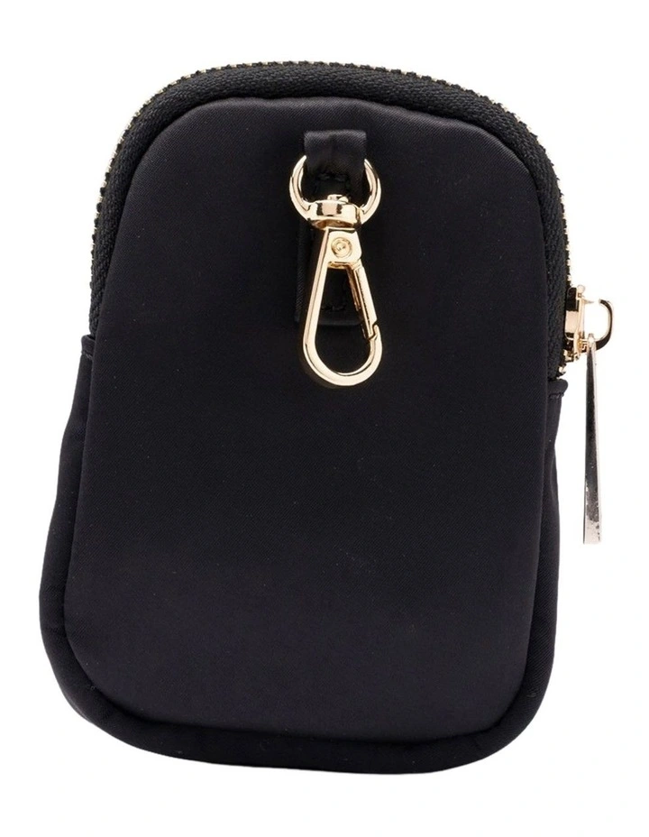 Ebby Mini Pouch in Black/Light Gold