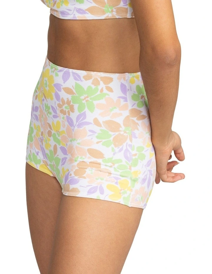 Ephemere High Waist Bikini Bottoms in White