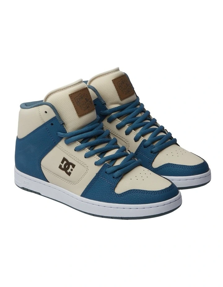 Manteca 4 High Top Shoes in Grey/Blue/White