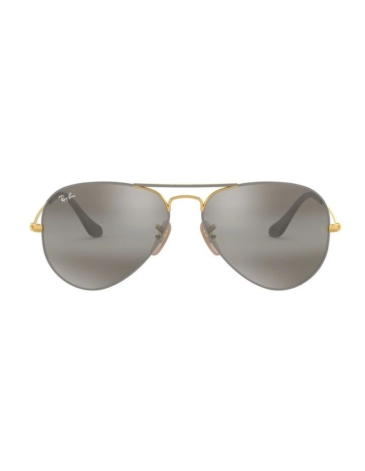 Aviator Mirror Grey RB3025 Sunglasses