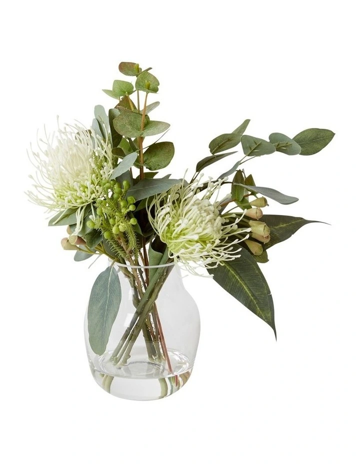 Protea Eucy Mix Gabbie Vase in Green