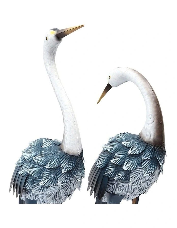 Bird Garden Ornament Statue in Blue
